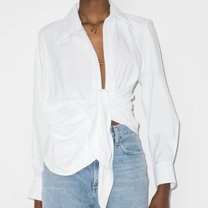 JACQUEMUS L’AMOUR WHITE SHIRT SIZE 36